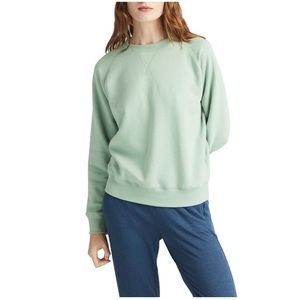 Reiss Raglan Sage Green Pullover Crewneck Jumper Sweatshirt
